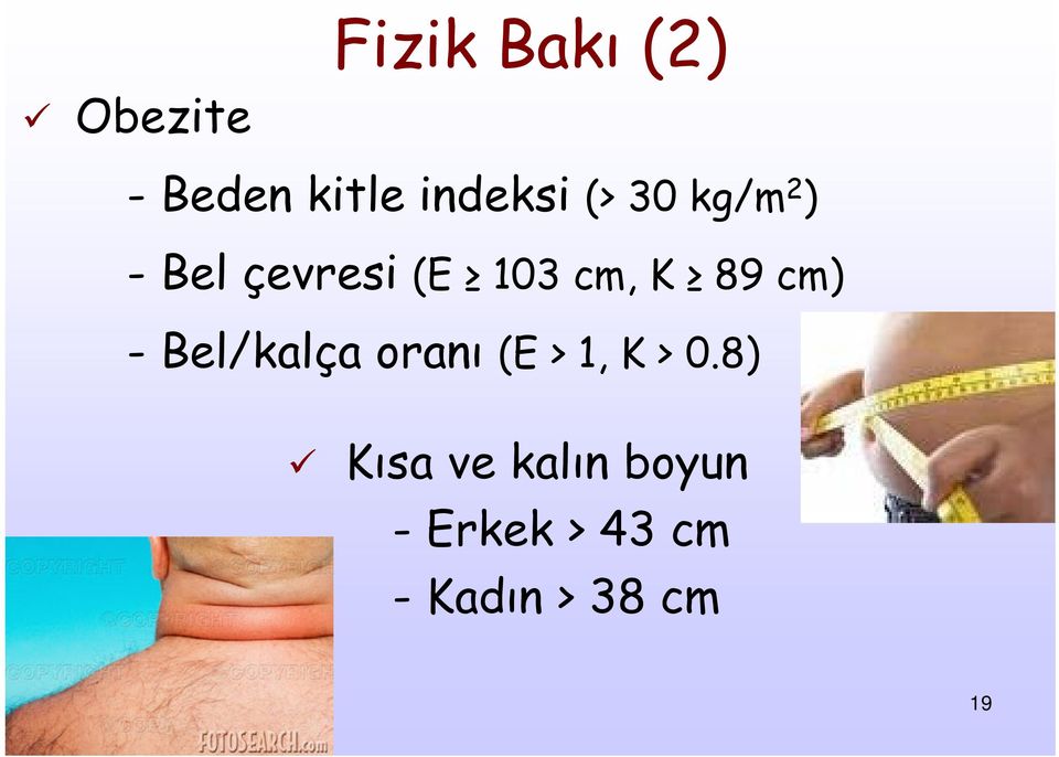 cm) - Bel/kalça oranı (E > 1, K > 0.