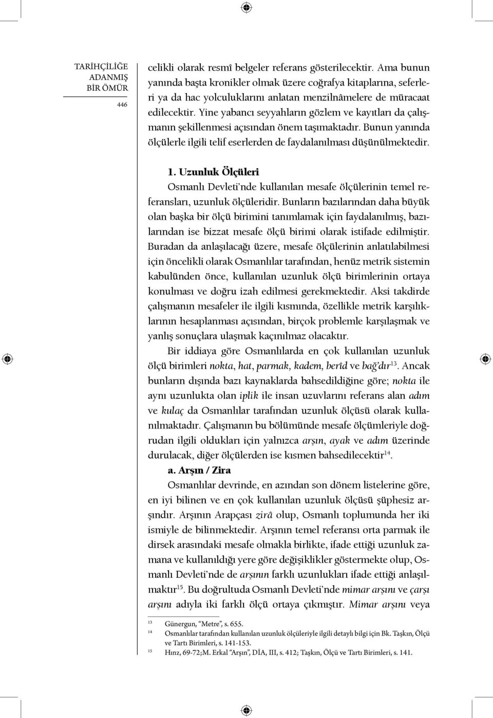 Osmanlılarda Mesafe Ölçümü ve Tarihî Süreci - PDF Ücretsiz indirin