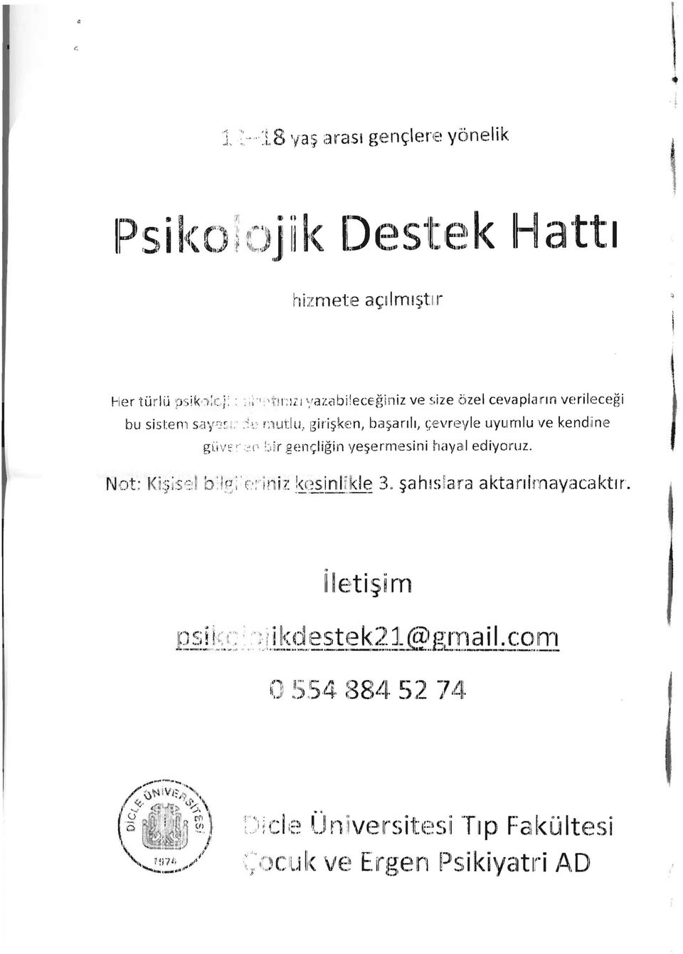 . :~ J,, ' r~"i\ ut l u, giri~kre: n, ba~arlll, ~; 'evreyle uyumlu ve kend ii ne g(i Vf, I~ \ \!::j r gen.;ligin ve~errnesini hayad ediyaruz. N,r \.-1.