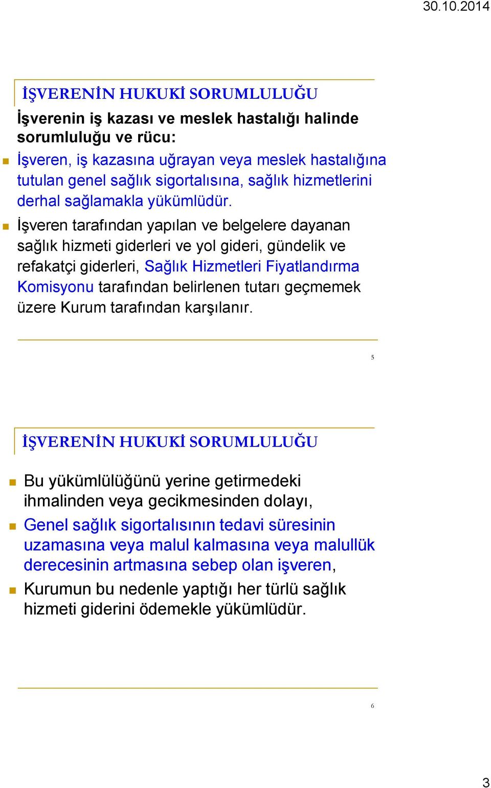 İşveren tarafından yapılan ve belgelere dayanan sağlık hizmeti giderleri ve yol gideri, gündelik ve refakatçi giderleri, Sağlık Hizmetleri Fiyatlandırma Komisyonu tarafından belirlenen tutarı