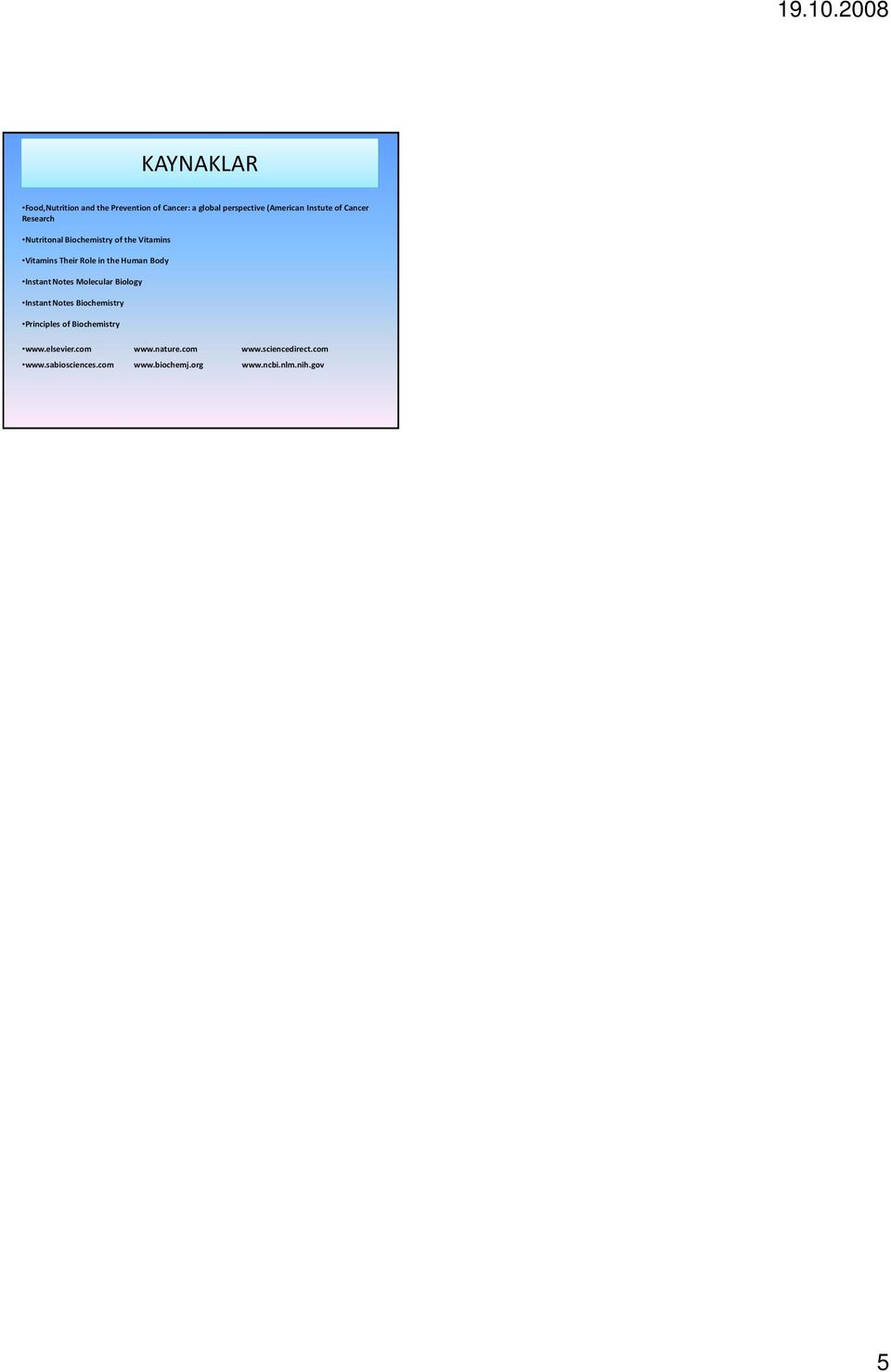 InstantNotes Molecular Biology InstantNotes Biochemistry Principles of Biochemistry www.elsevier.