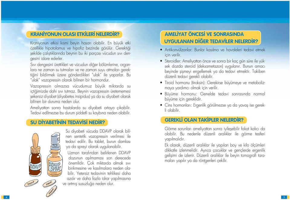 S v dengesini ürettikleri ve vücudun di er bölümlerine, organlara ne zaman su tutmalar ve ne zaman suyu atmalar gerekti ini bildirmek üzere gönderdikleri ulak ile yaparlar.