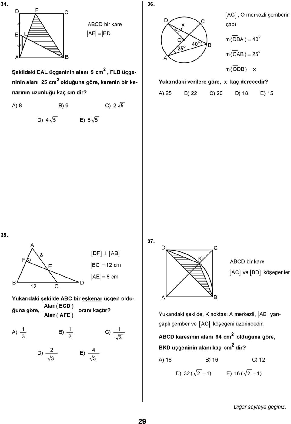 ) 5 ) ) 0 ) 8 5 ) 8 ) 9 ) 5 ) 5 5 5 5. F 8 [ F] [ ] = cm = 8 cm 7.