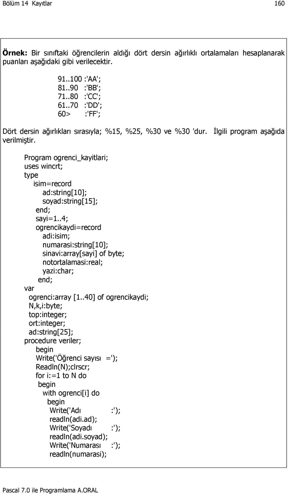 Program ogrenci_kayitlari; uses wincrt; type isim=record ad:string[10]; soyad:string[15]; sayi=1.