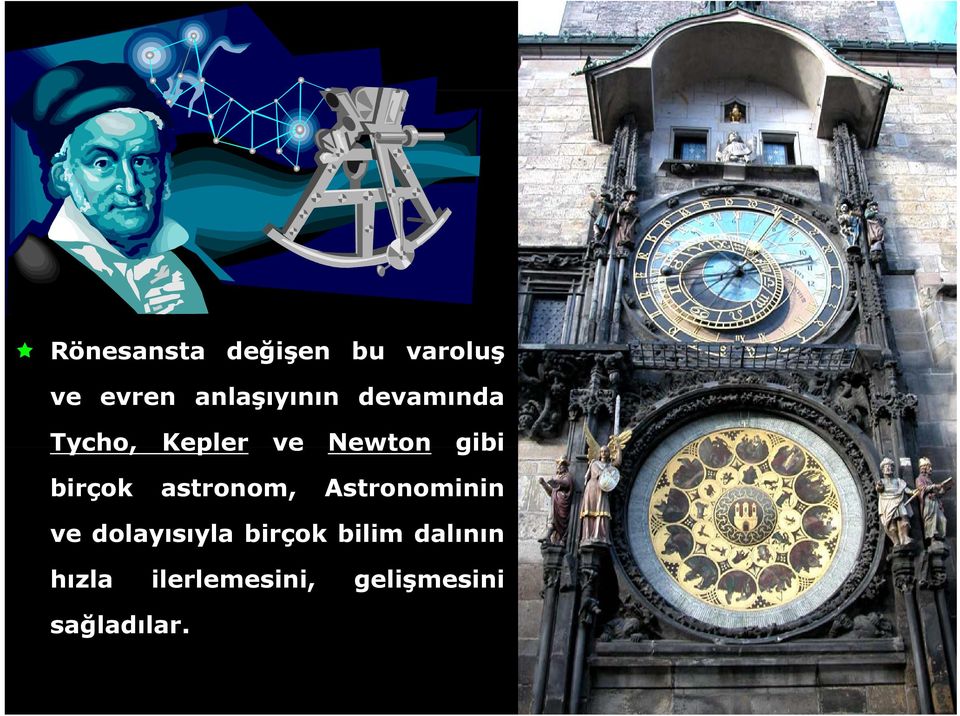 gibi birçok astronom, Astronominin ve dolayısıyla