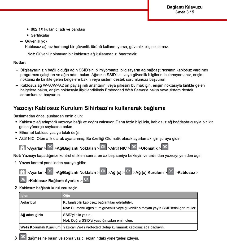 Bilgisayarınızın bağlı olduğu ağın SSID'sini bilmiyorsanız, bilgisayarın ağ bağdaştırıcısının kablosuz yardımcı programını çalıştırın ve ağın adını bulun.