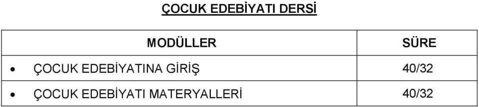 EDEBİYATINA GİRİŞ 40/32