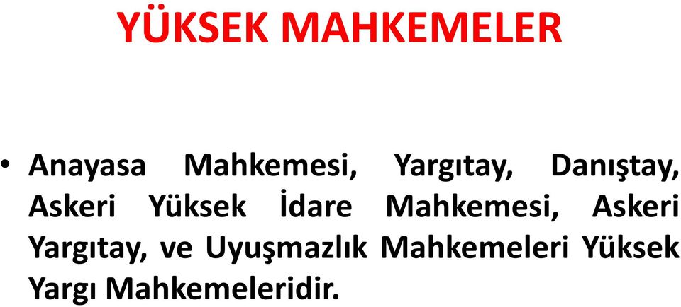 Mahkemesi, Askeri Yargıtay, ve