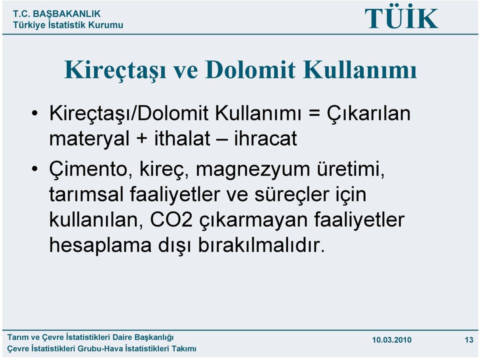 üretimi, tarımsal faaliyetler ve süreçler için kullanılan, CO2