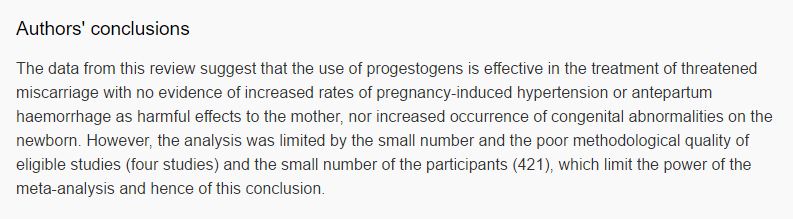 Düşük Tehdidi - Progesteron Progesteronun gebeliğin indüklediği hipertansiyon antepartum