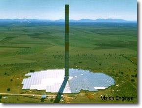 Türkiye'de Isparta Süleyman Demirel Üniversitesinde boyu 15 m, baca çapı 1.2 m ve sera çapı 16 m olan bir güneş bacası bulunmaktadır.