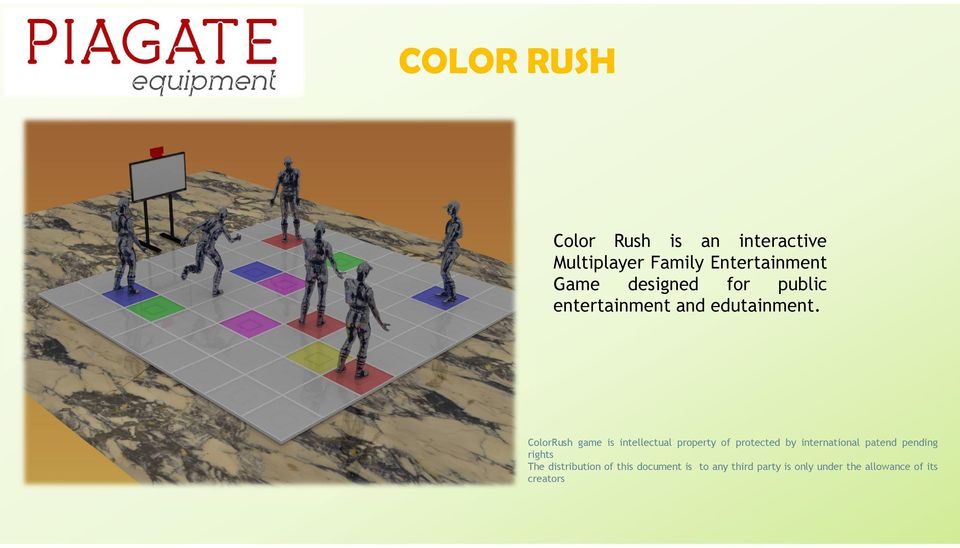 ColorRush game is intellectual property of protected by international patend