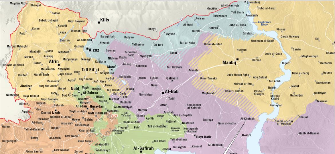 Halep El Bab Arasında Kalan