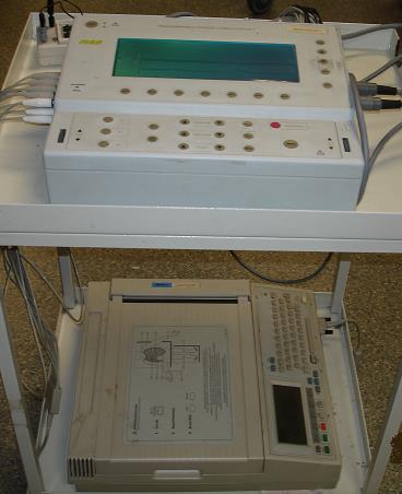 38 EKG, kan basıncı ve pulse oksimetre ölçümleri kaydedildi ve gerektiğinde kullanılmak için kardiyoverter/defibrilatör ve gerekli araç gereçler hazır bulunduruldu. Şekil 3.2.
