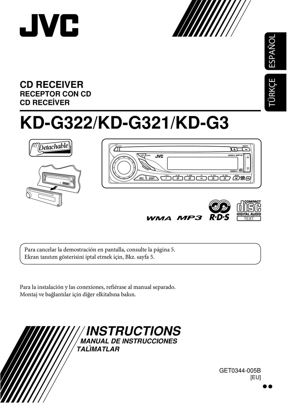 KD-G322/KD-G321/KD-G3 - PDF Free Download