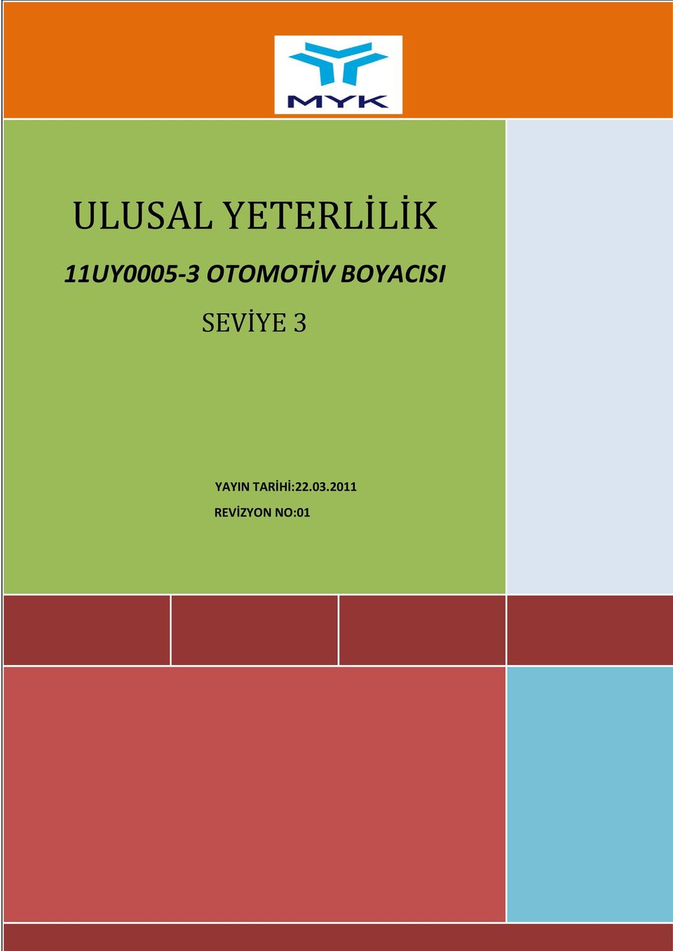 OTOMOTİV BOYACISI Turan SEVİYE 3 YAYIN TARİHİ:22.