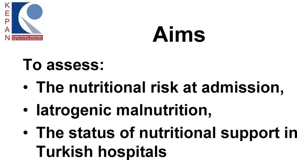 malnutrition, The status of
