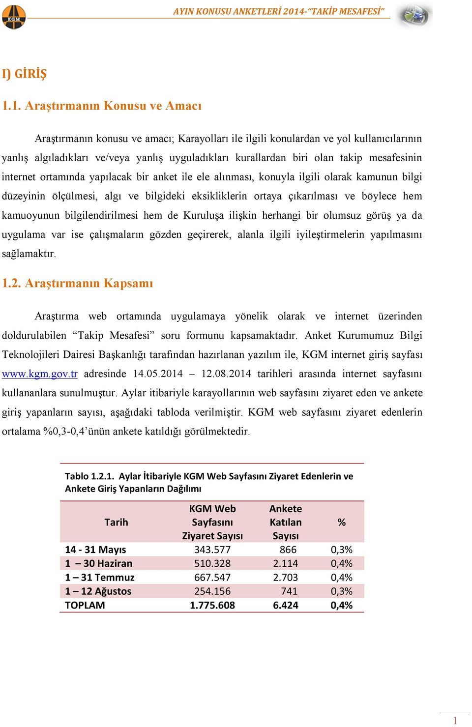 mesafesinin internet ortamında yapılacak bir anket ile ele alınması, konuyla ilgili olarak kamunun bilgi düzeyinin ölçülmesi, algı ve bilgideki eksikliklerin ortaya çıkarılması ve böylece hem