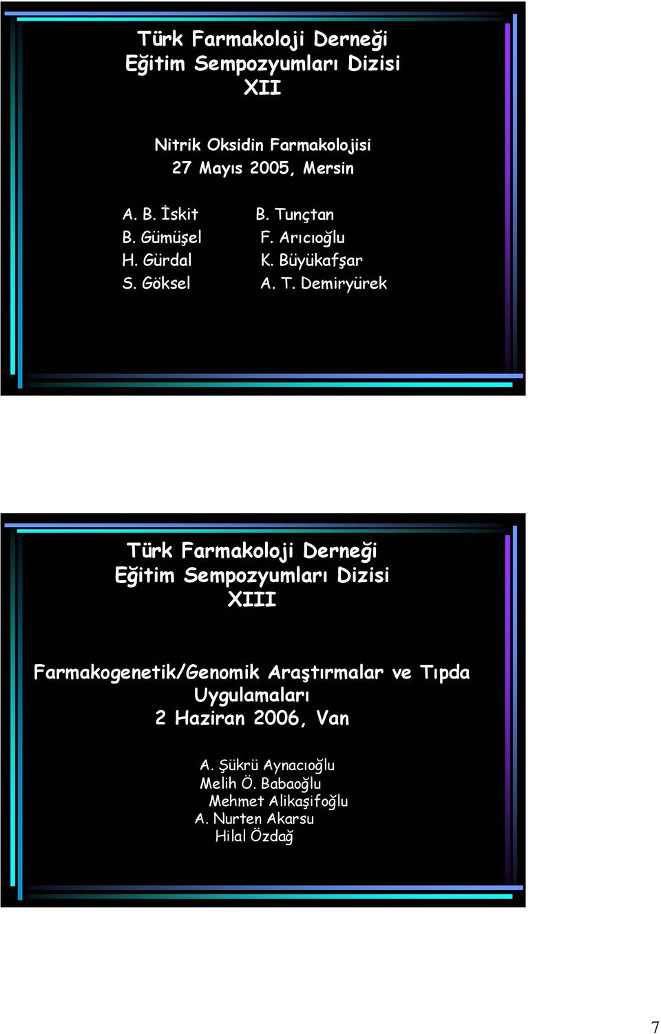 Demiryürek XIII Farmakogeetik/Geomik Araştırmalar ve Tıpda Uygulamaları 2