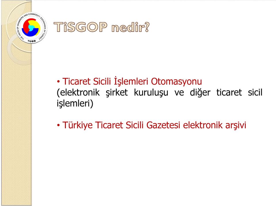 ticaret sicil işlemleri) Türkiye
