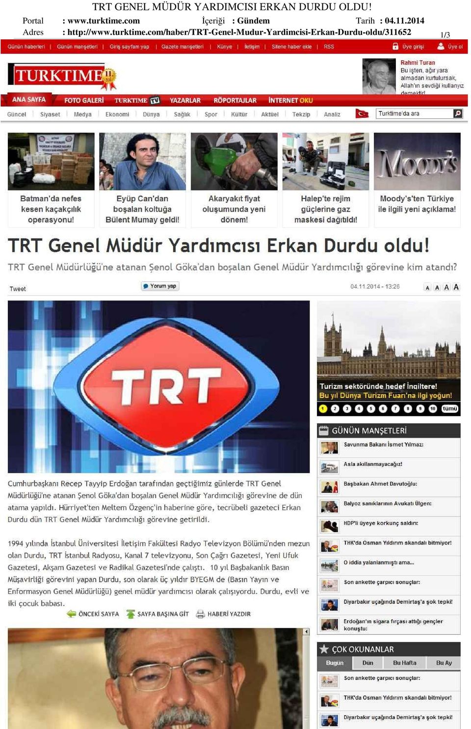 com İçeriği : Gündem Tarih : 04.11.