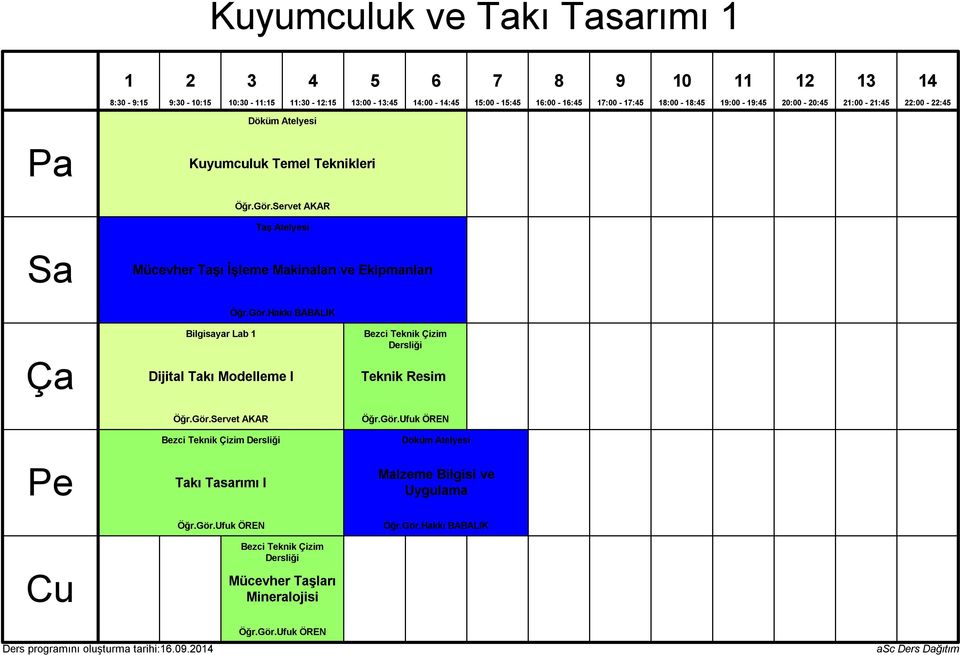 Hakkı BABALIK Dijital Takı Modelleme I Öğr.Gör.