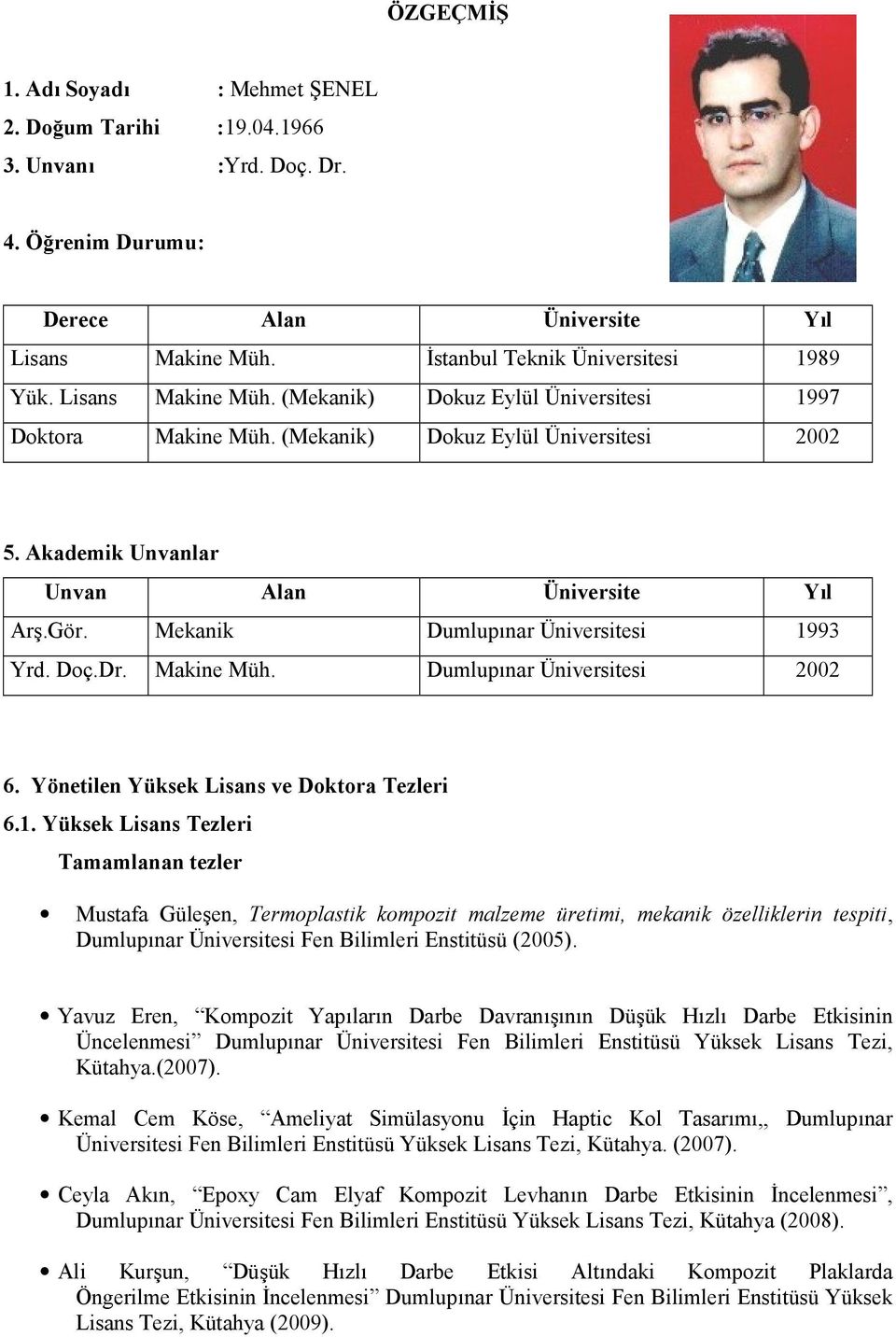 Mekanik Dumlup0nar Üniversitesi 19