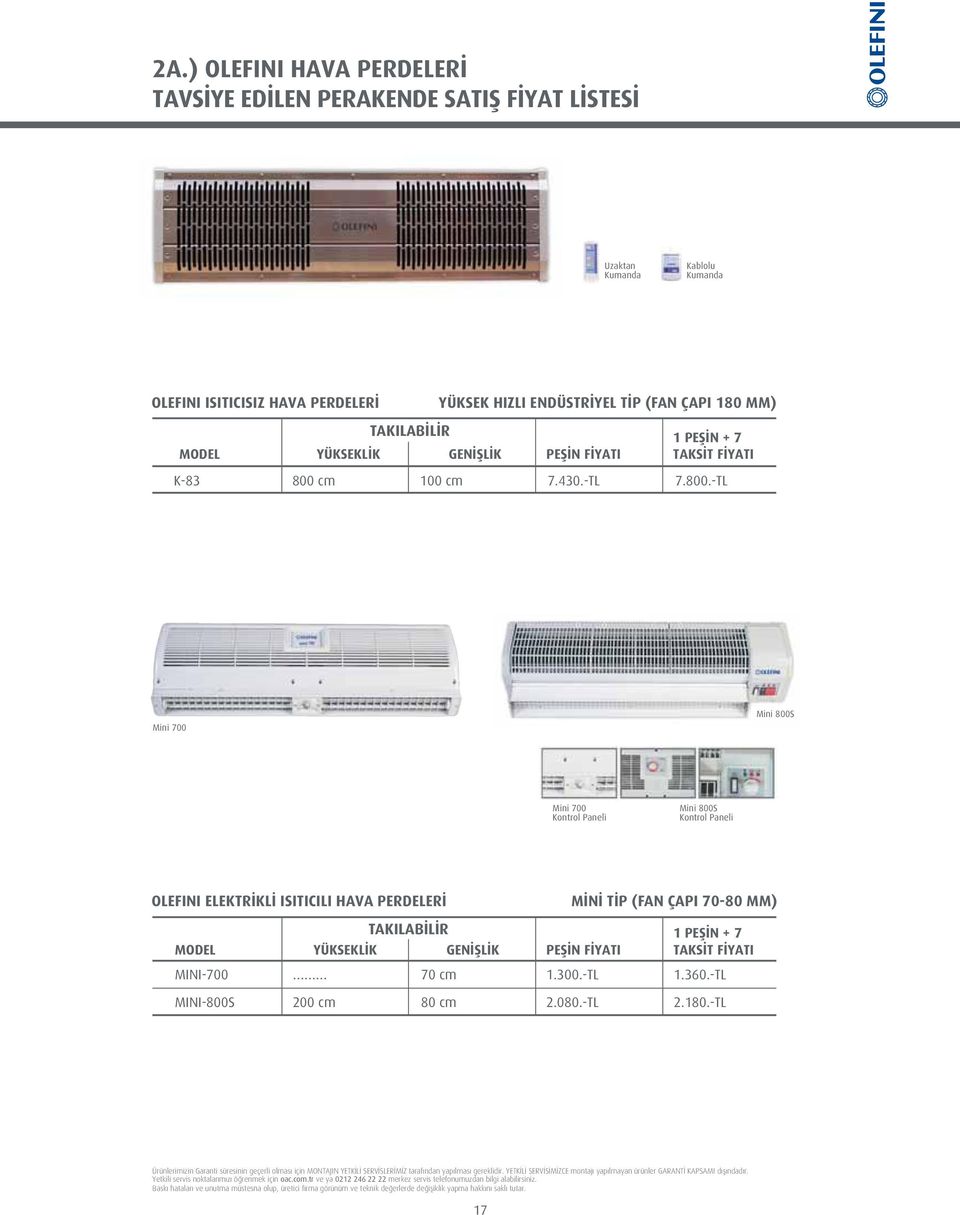 cm 100 cm 7.430.-TL 7.800.