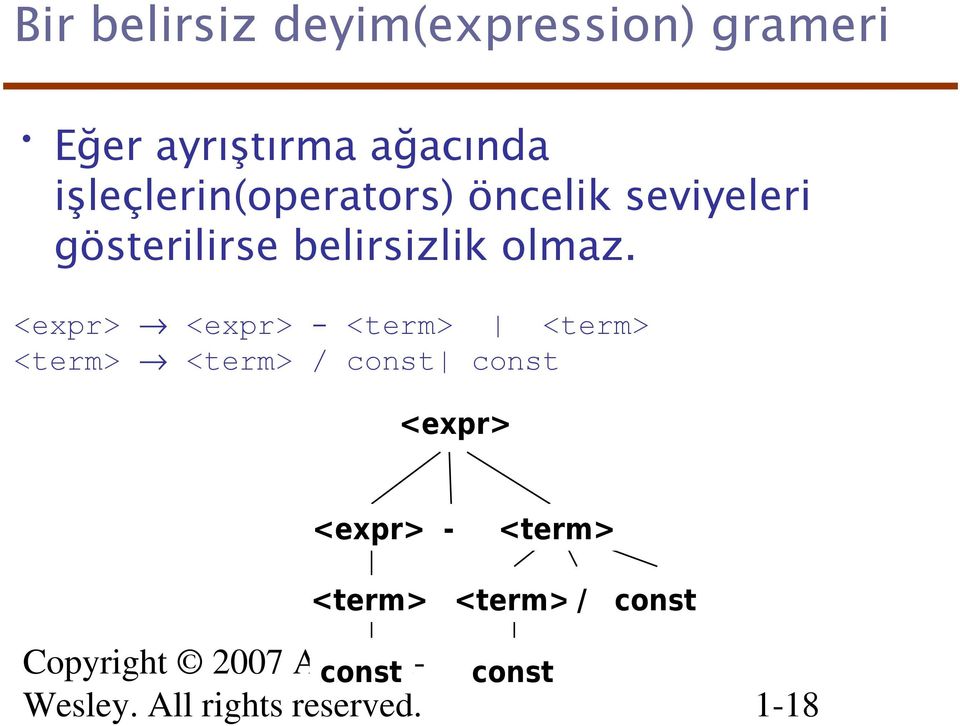 <expr> <expr> - <term> <term> <term> <term> / const const <expr> <expr>