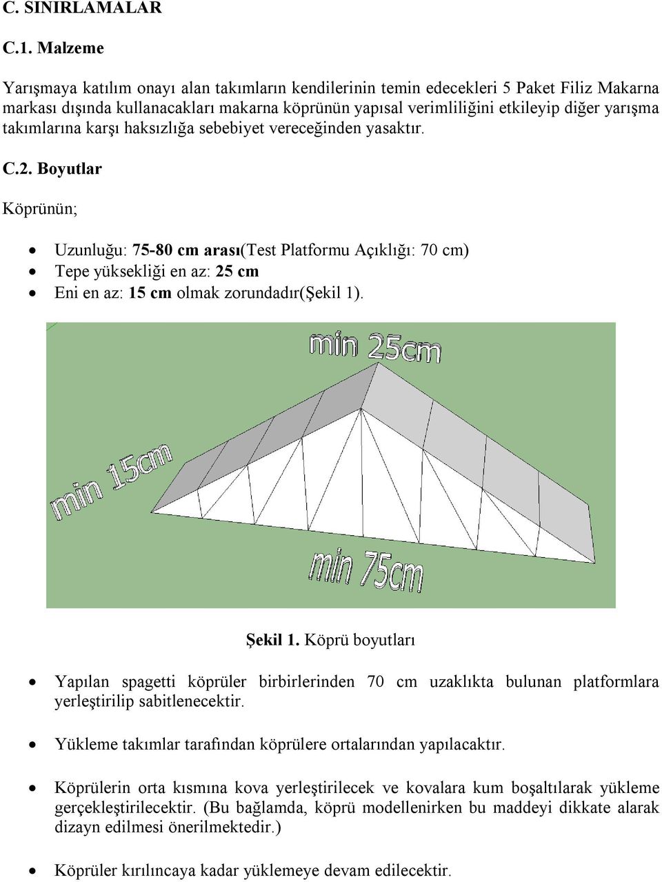 takımlarına karşı haksızlığa sebebiyet vereceğinden yasaktır. C.2.