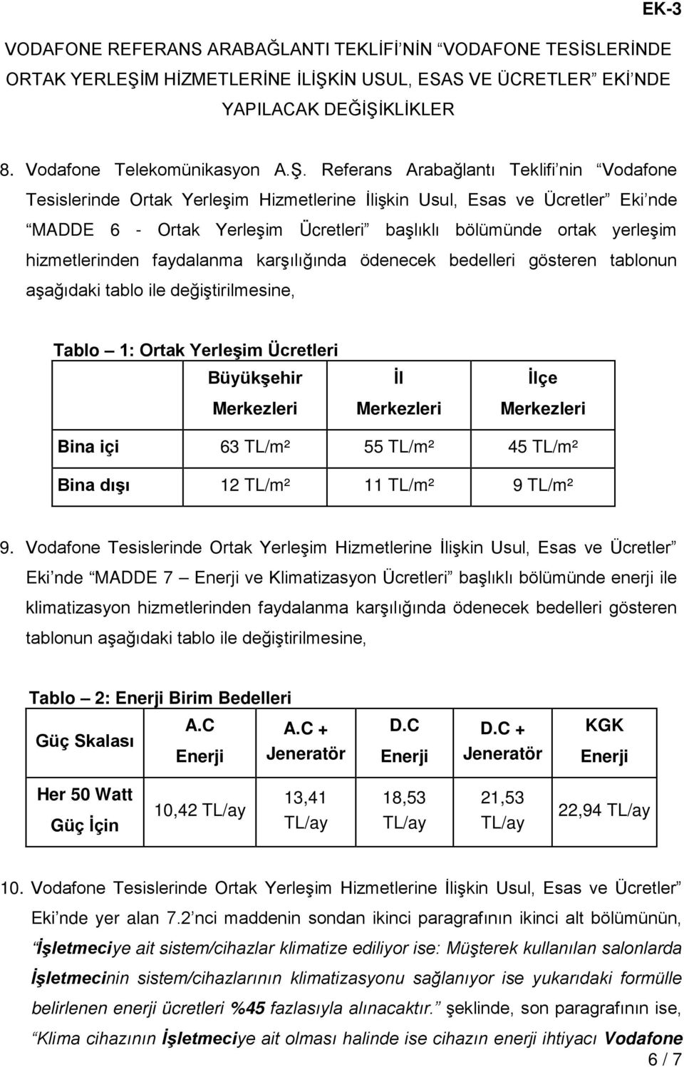 İN USUL, ESAS VE ÜCRETLER EKİ NDE YAPILACAK DEĞİŞİ