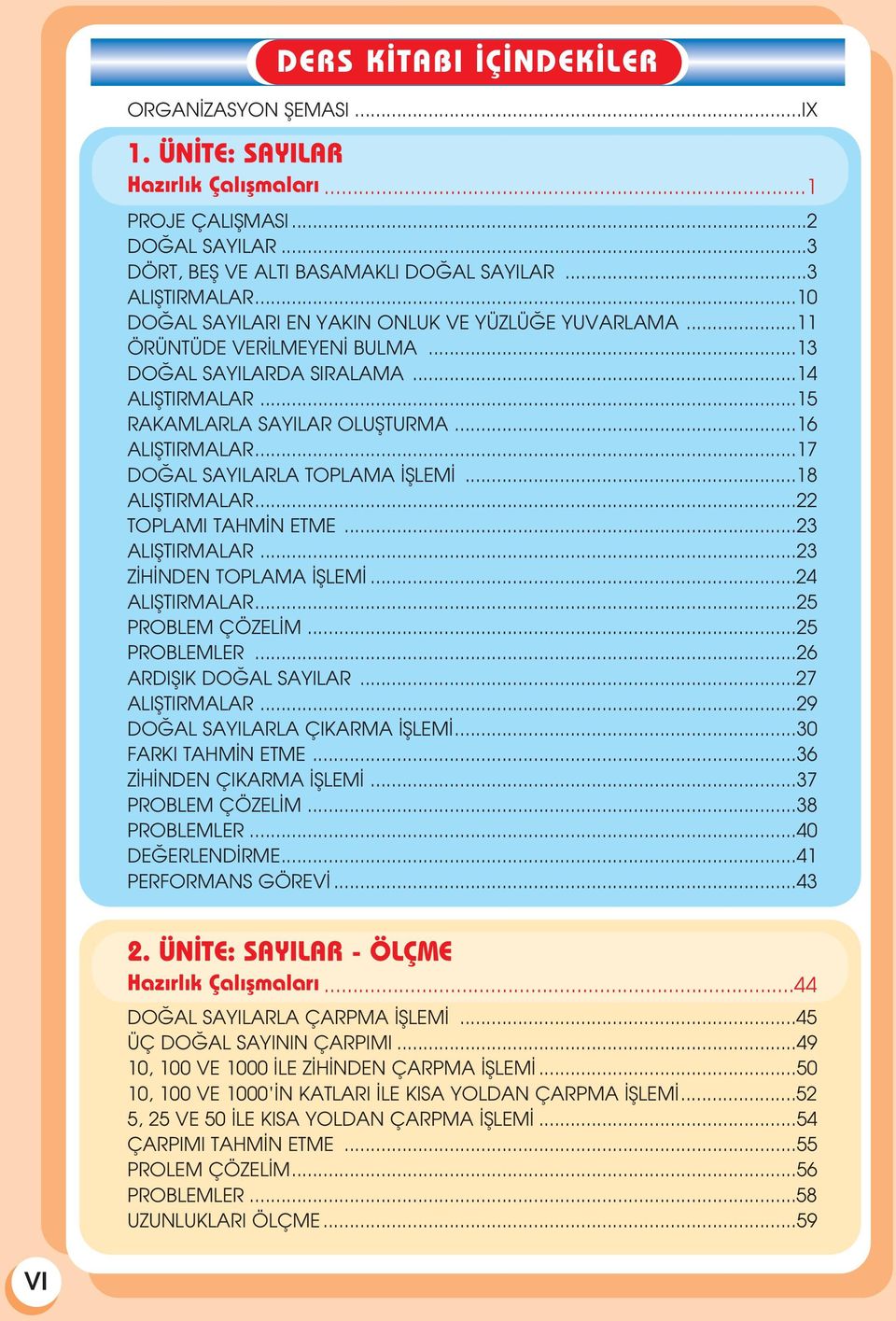 ..17 DO AL SAYILARLA TOPLAMA filem...18 ALIfiTIRMALAR...22 TOPLAMI TAHM N ETME...23 ALIfiTIRMALAR...23 Z H NDEN TOPLAMA filem...24 ALIfiTIRMALAR...25 PROBLEM ÇÖZEL M...25 PROBLEMLER.