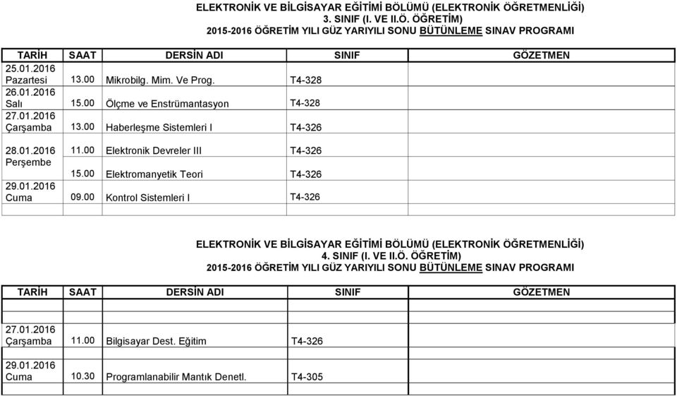 00 Elektromanyetik Teori T4-326 Cuma 09.