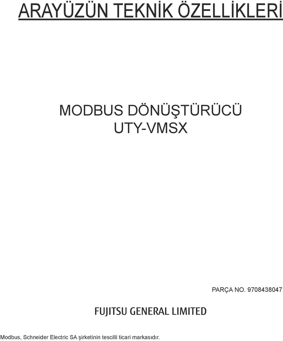 9708438047 Modbus, Schneider