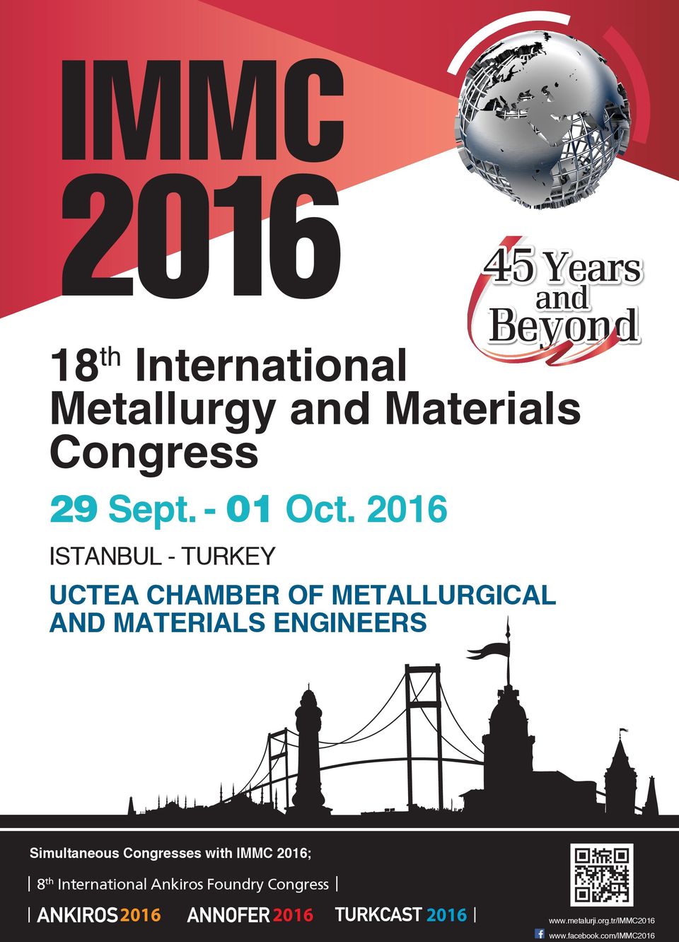 Years and Simultaneous Congresses with IMMC 2016; 8 th International Ankiros