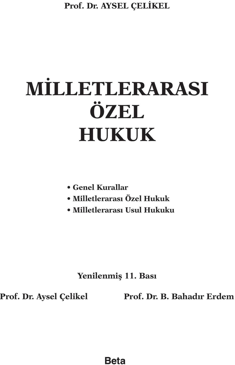 MİLLETLERARASI ÖZEL HUKUK - PDF Free Download