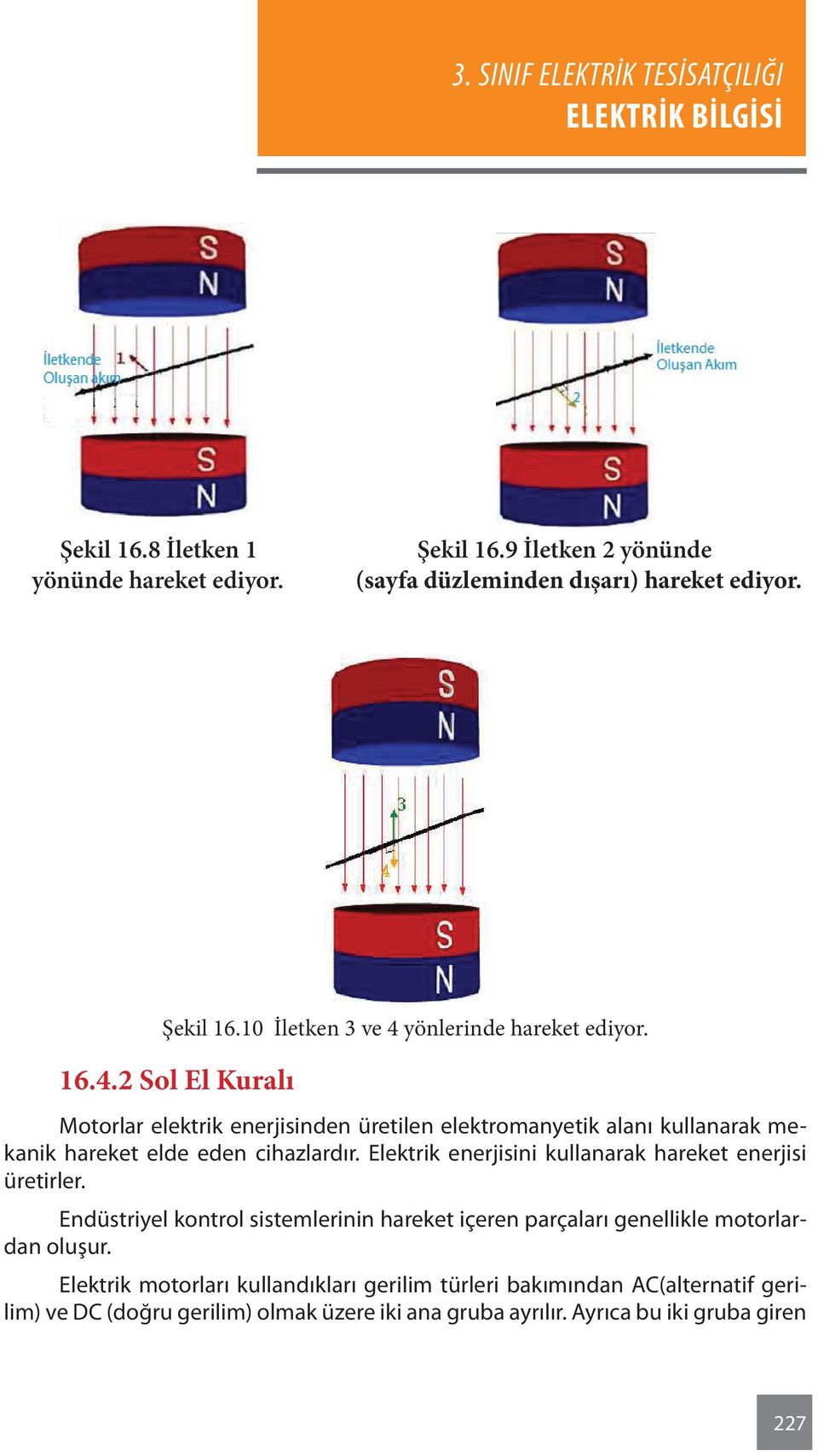 Elektrik enerjisini kullanarak hareket enerjisi üretirler. Endüstriyel kontrol sistemlerinin hareket içeren parçaları genellikle motorlardan oluşur.