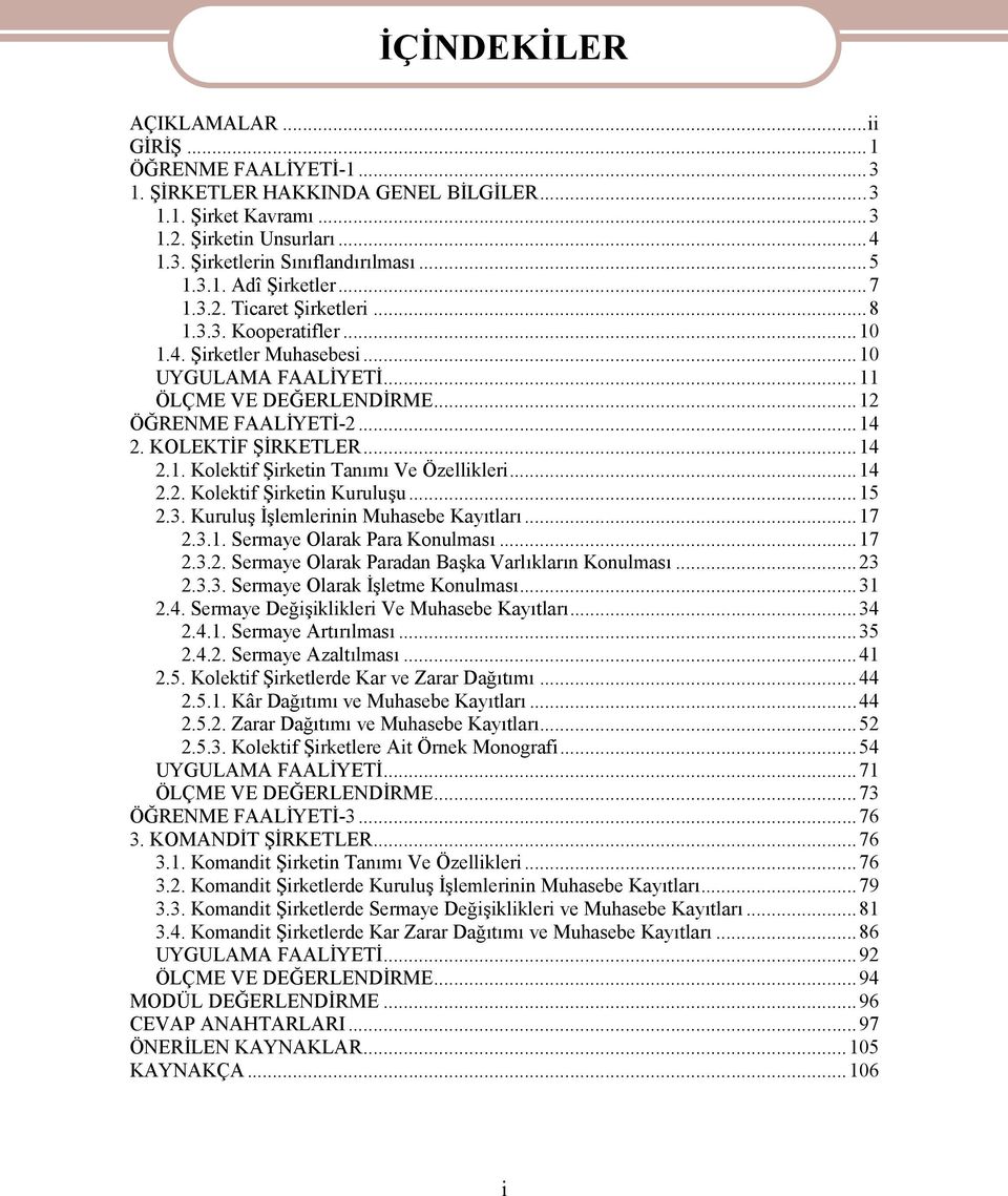 T.C. MİLLÎ EĞİTİM BAKANLIĞI MEGEP (MESLEKİ EĞİTİM VE ÖĞRETİM SİSTEMİNİN  GÜÇLENDİRİLMESİ PROJESİ) MUHASEBE FİNANSMAN ŞAHIS ŞİRKETLERİ - PDF Free  Download