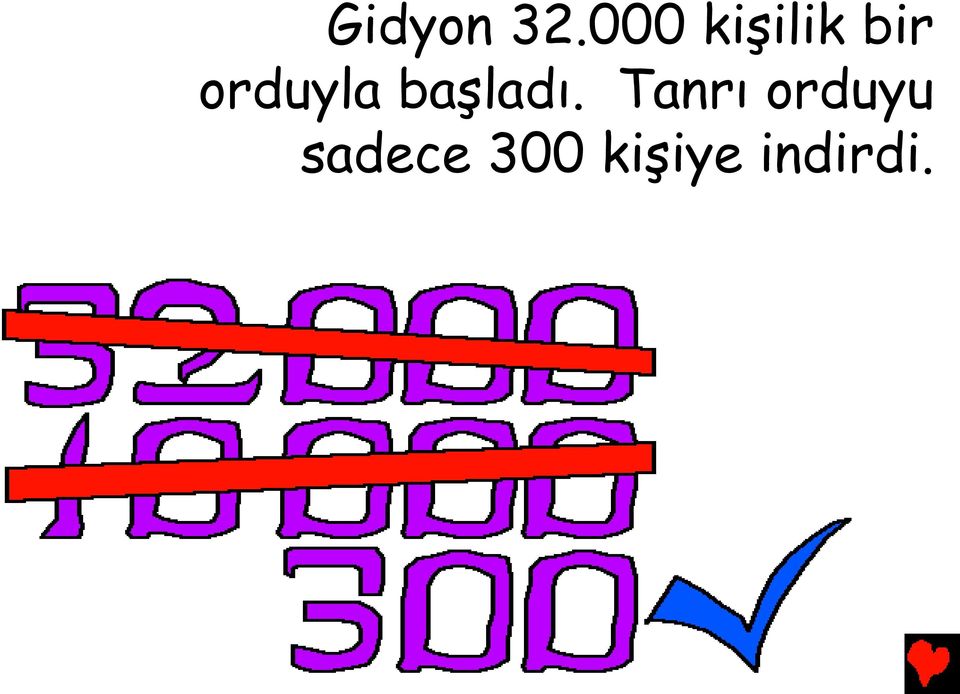 orduyla başladı.