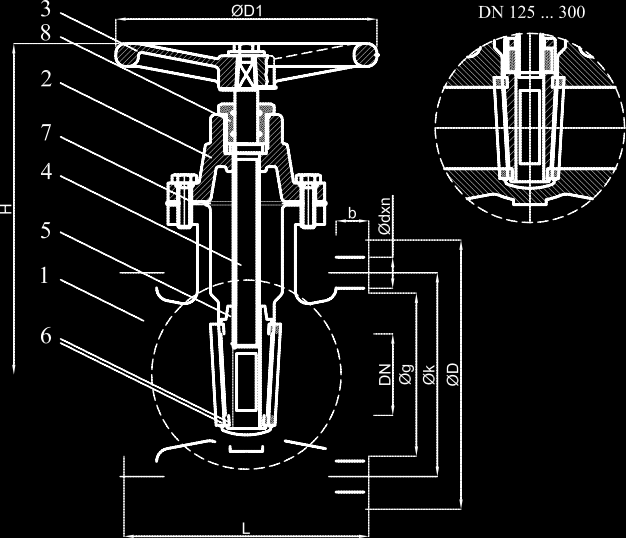 PN 10/16 SÜRGÜLÜ VANA METAL YATAKLI PN 10/16 GATE VALVE METAL SEALED SV-1020 / SV-1025 Sıvı yakıt tesisatları Liquid fuel installations Gemi sanayi Marine industry PN 10/16 1 GÖVDE BODY EN JL 1040 /