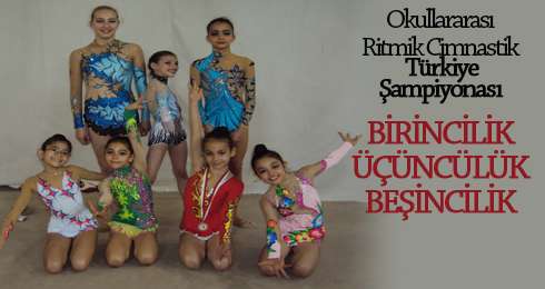 Bolu da gerçekleşen 2012 Okullar arası Ritmik Cimnastik Türkiye Şampiyonası nda öğrencilerimiz, Yıldızlar kategorisinden