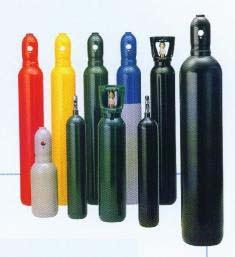 TÜP RENKLERİ Asetilen tüpleri: Sarı Oksijen tüpleri: Koyu Mavi Argon tüpleri: Açık Mavi Azot tüpleri: Yeşil Helyum tüpleri: Kahverengi Hidrojen: Kırmızı
