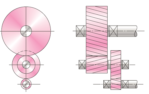 Gear Trains As a rough guideline, a train value of up to 10 to 1 can be obtained with one pair of gears.