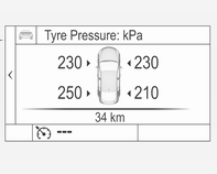 Araç bakımı 265 Dikkat Lastik basıncı denetleme sistemi sadece lastik hava basıncının düşük olduğunu bildirir ve sürücü tarafından yapılması gereken düzenli lastik bakımı yerine kullanılamaz.