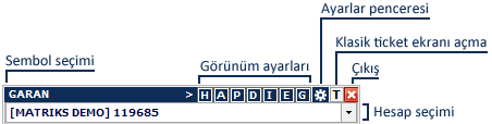 Aşağıdaki resimde görebileceğiniz gibi, Ok işareti ile uygulama butonlarını gizleyebilir, tekrar görünmesini sağlayabilirsiniz.