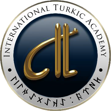 662 * TAED 56 Cengiz ALYILMAZ Logonun bünyesinde yer alan akademi sözcüğü (Kök)türk Alfabesi ile şeklinde yazılır. Ancak bu sözcük hâlen kullanılan logoda şeklinde yer almaktadır.