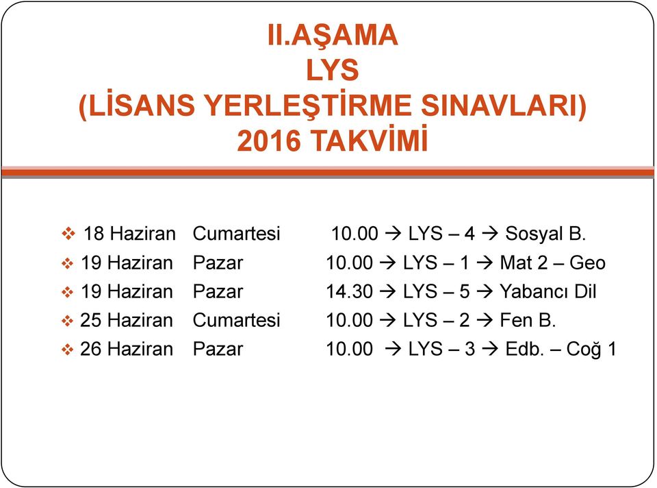 00 LYS 1 Mat 2 Geo 19 Haziran Pazar 14.