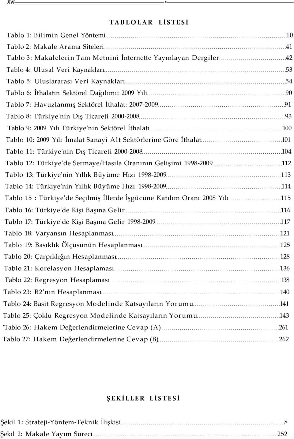 Yılı Türkiye'nin Sektörel İthalatı 100 Tablo 10: 2009 Yılı İmalat Sanayi Alt Sektörlerine Göre İthalat 101 Tablo 11: Türkiye'nin Dış Ticareti 2000-2008 104 Tablo 12: Türkiye'de Sermaye/Hasıla