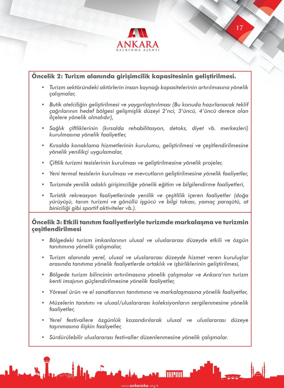 bölgesi gelişmişlik düzeyi 2 nci, 3 üncü, 4 üncü derece olan ilçelere yönelik olmalıdır), Sağlık çiftliklerinin (kırsalda rehabilitasyon, detoks, diyet vb.