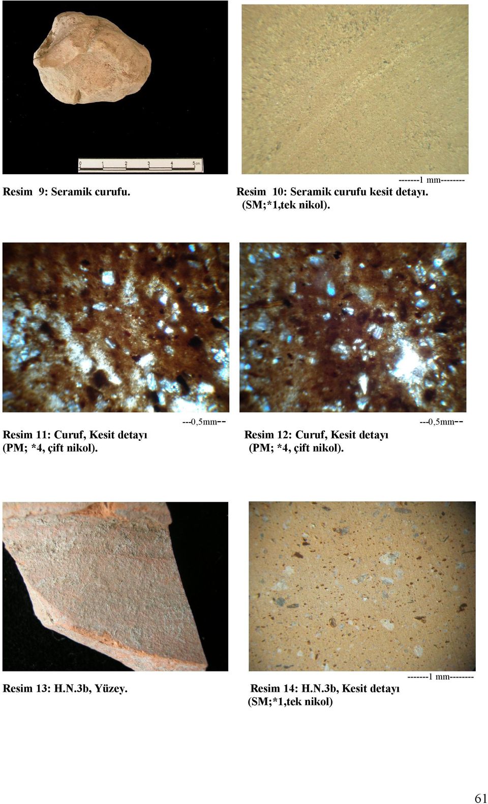 ---0,5mm-- Resim 11: Curuf, Kesit detayı (PM; *4, çift nikol).